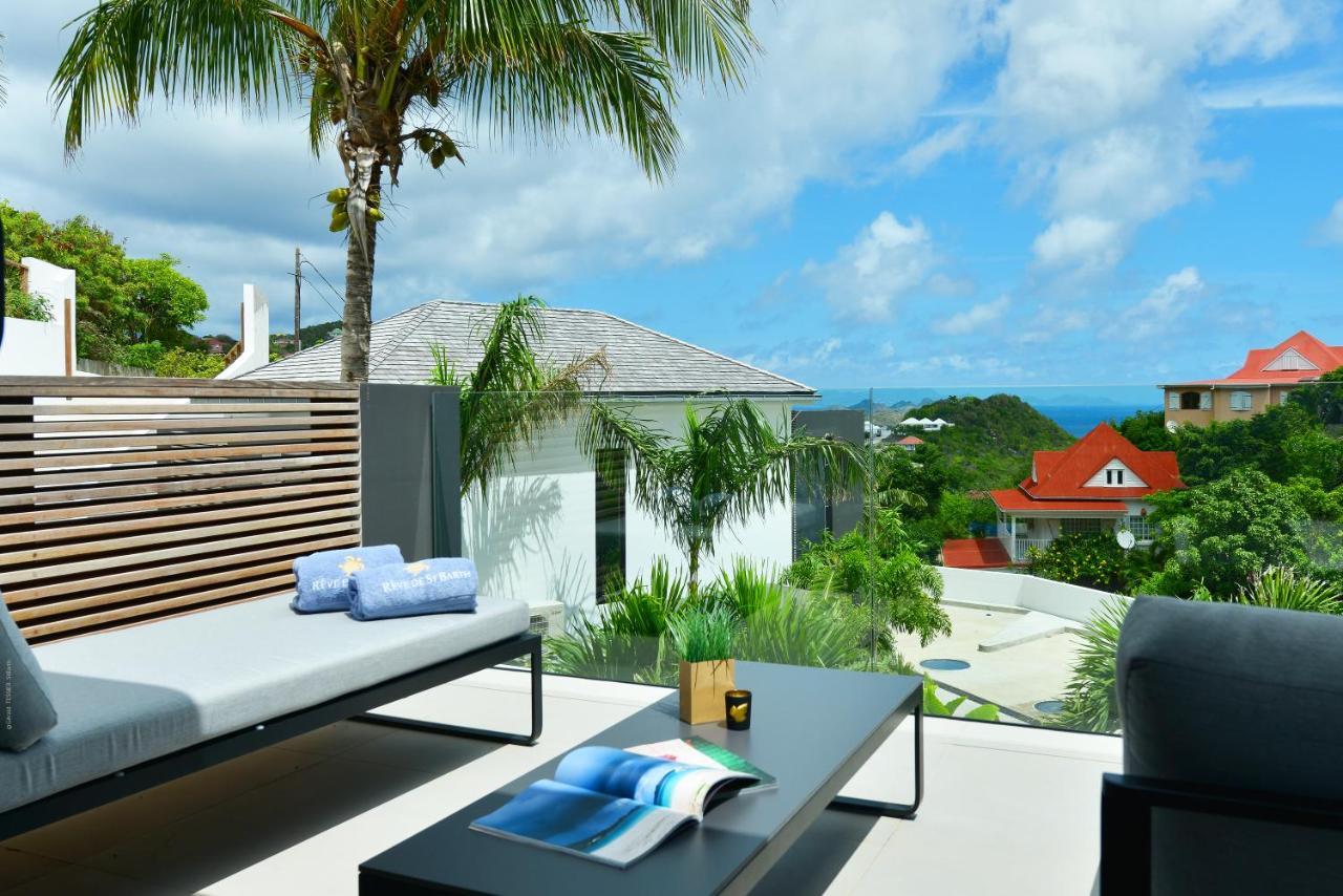 גוסטביה Reve De Saint Barth - Vue Mer - Piscine Chauffee & Jacuzzi מראה חיצוני תמונה
